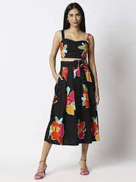 Colorful Chic: Women's Co-ords Multicolor Dress